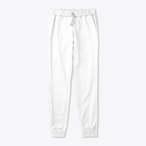 Classic White Premium Cotton Sweatpants