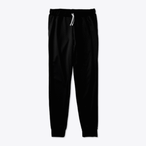 Deep Black Oversized Streetwear Sweatpants