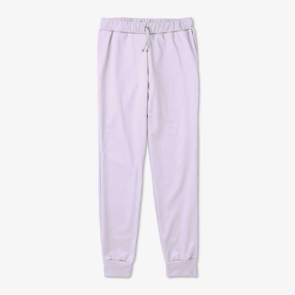 Lavender Light Purple Minimalist Urban Sweatpants