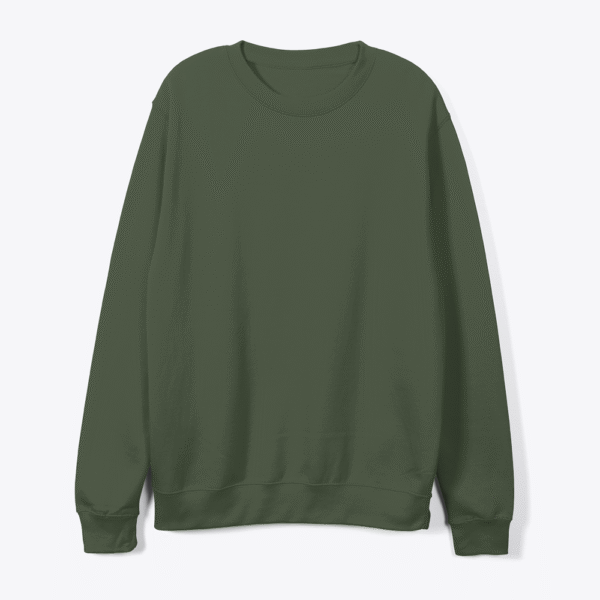 Olive Military Green Modern Street Style Long Sleeve