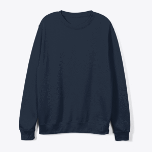 Rich Navy Oversized Streetwear Long Sleeve