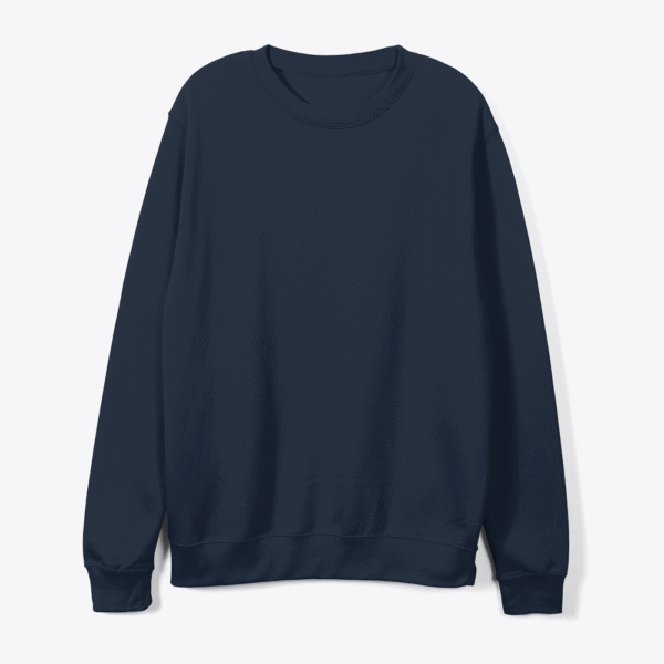 Rich Navy Oversized Streetwear Long Sleeve
