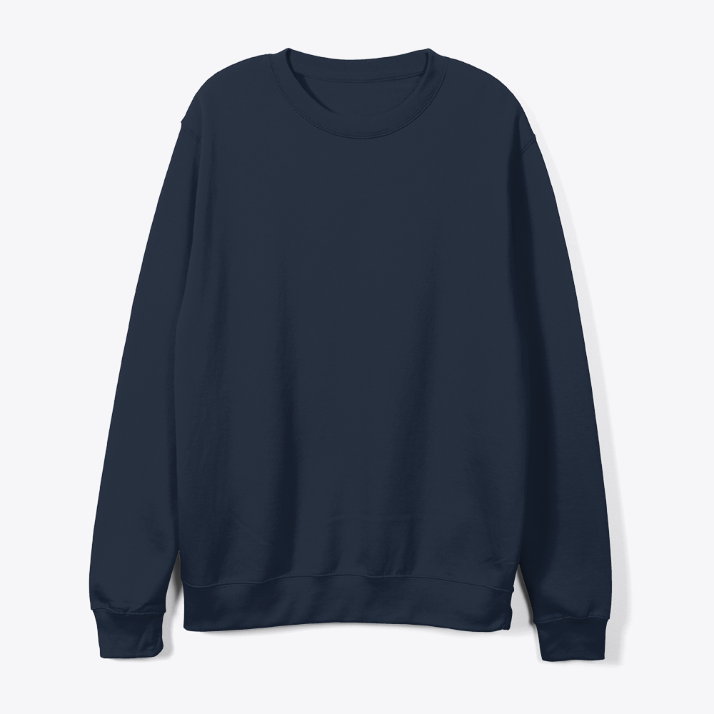 Rich Navy Oversized Streetwear Long Sleeve