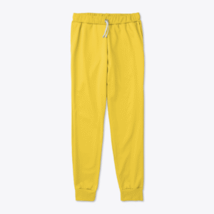 Sunny Yellow Modern Street Style Sweatpants