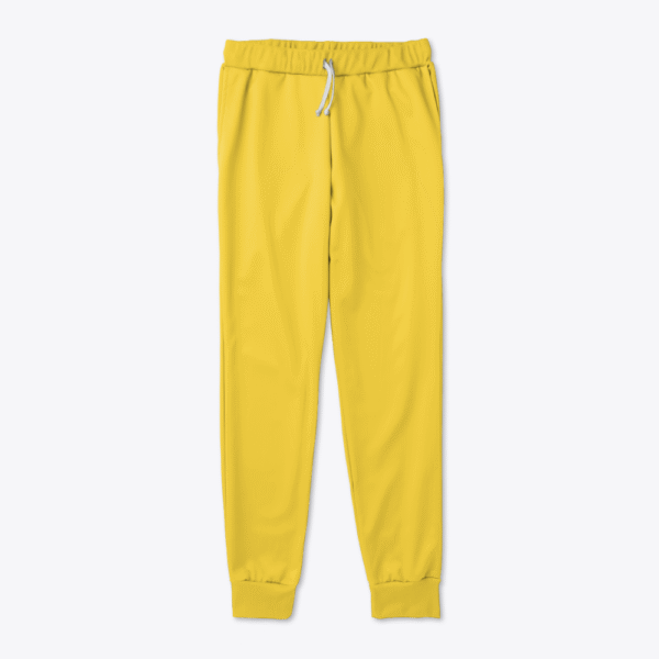 Sunny Yellow Modern Street Style Sweatpants