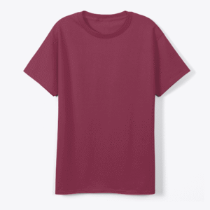 Wine Maroon Oversized Streetwear T-Shirt